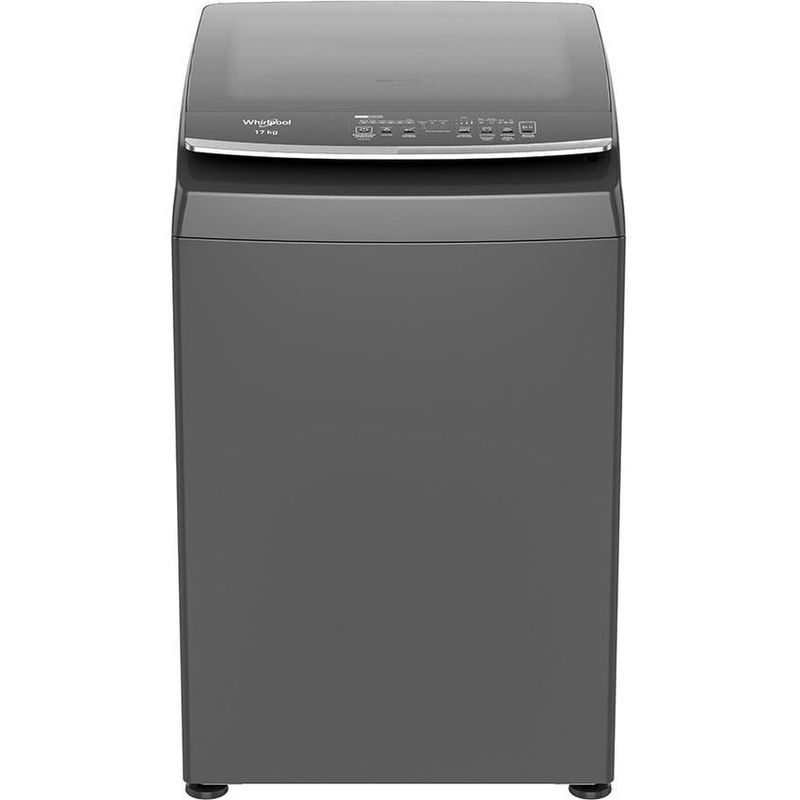 WHIRLPOOL - Lavadora whirlpool superior 17kgs smart action y panel digital gris