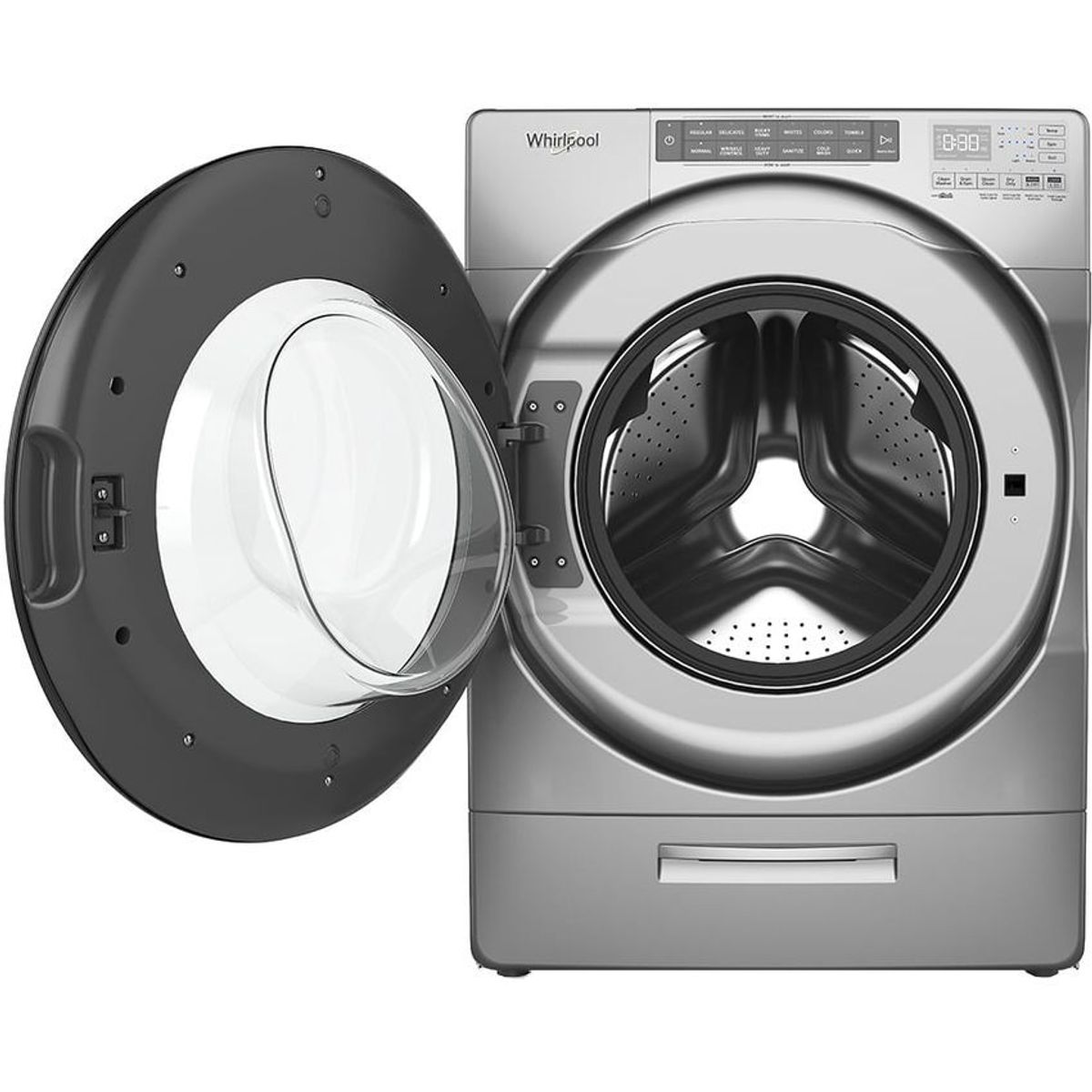 WHIRLPOOL - Lavasecadora whirlpool condensación 20 kg lavado/12 kg secado cromado