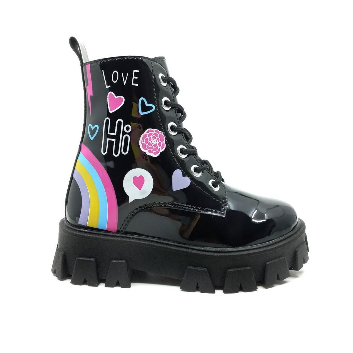 PAPOS - Botas Arco Iris - Negro
