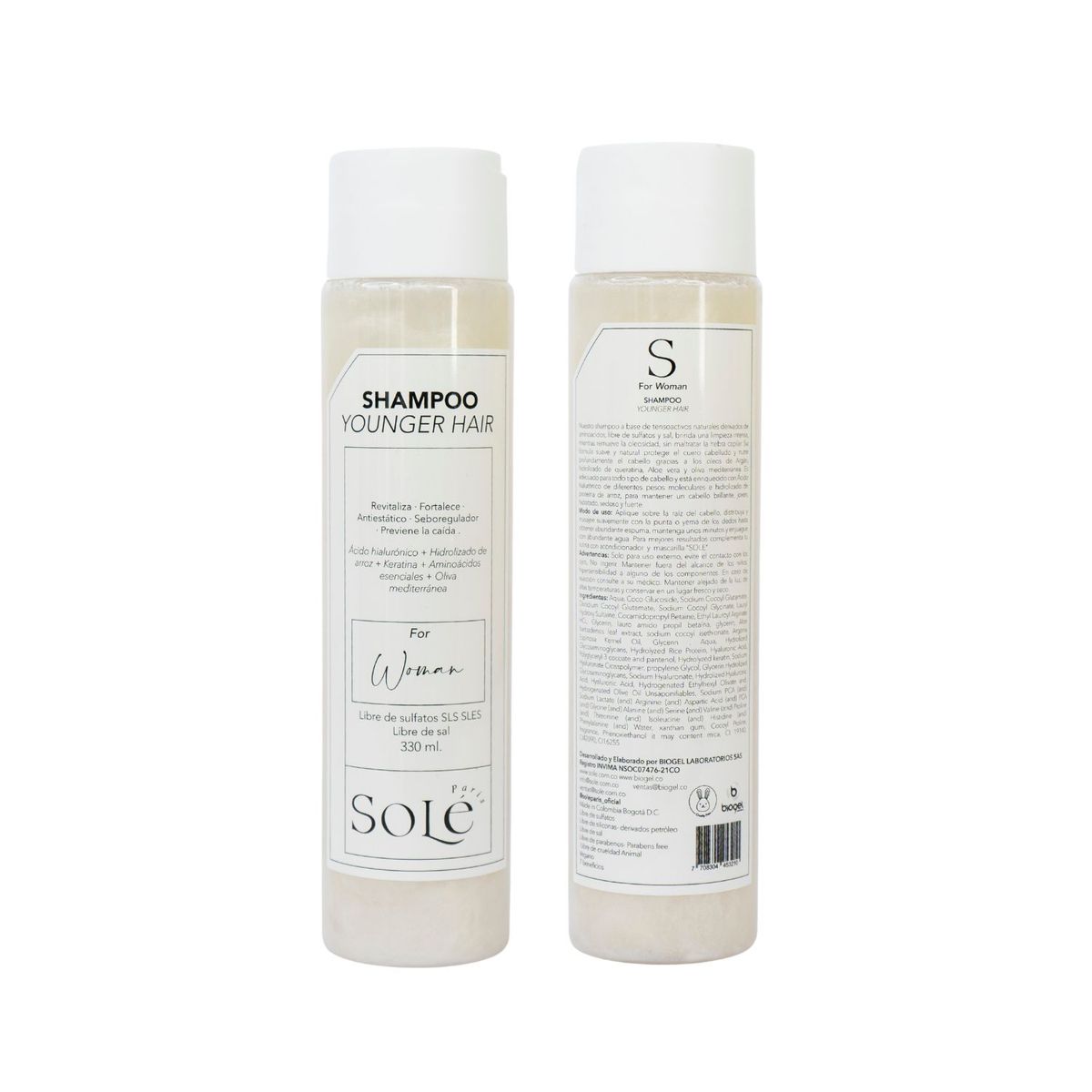 SOLE - SHAMPOO YOUNGER HAIR FOR WOMAN