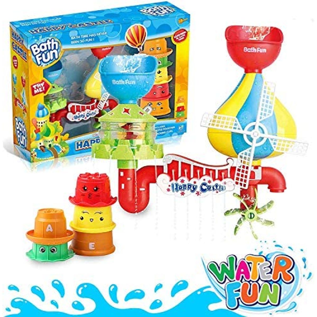 MUEBLESYA - Juguete De Baño Niños De 2-5 Años-11pz-animales Mar