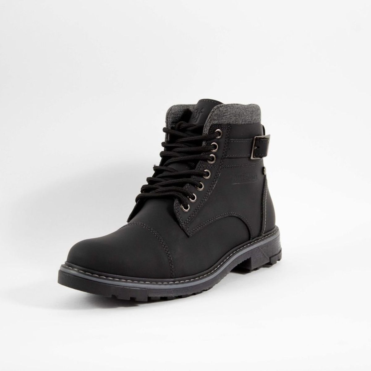 HERREROS - Bota Hombre Casual -Herreros- Leñador Negro