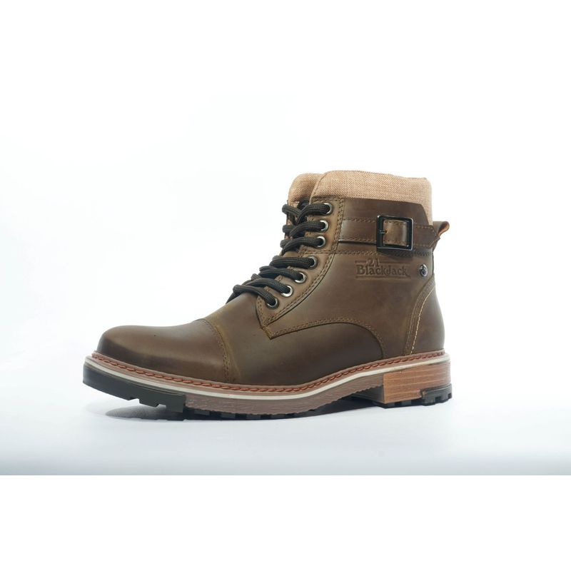 HERREROS - Bota Hombre Casual -Herreros- Leñador Canela