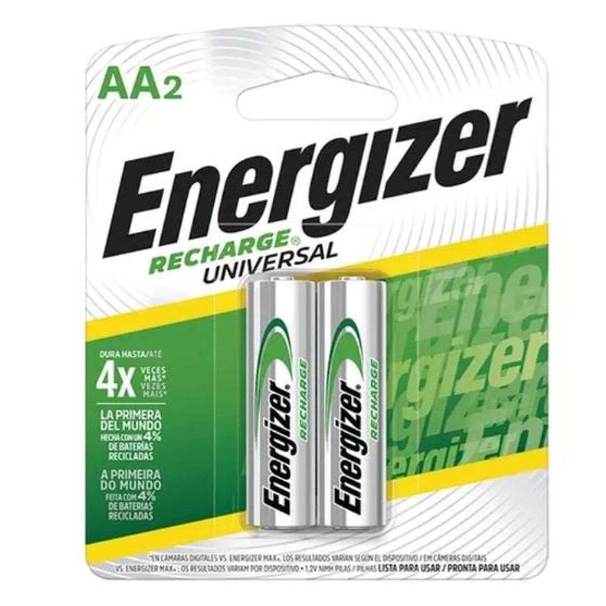 ENERGIZER - Pila Bateria Recargable Aa X2 Energizer NH15BP2