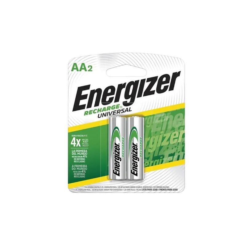 ENERGIZER - Pila Bateria Recargable Aa X2 Energizer NH15BP2