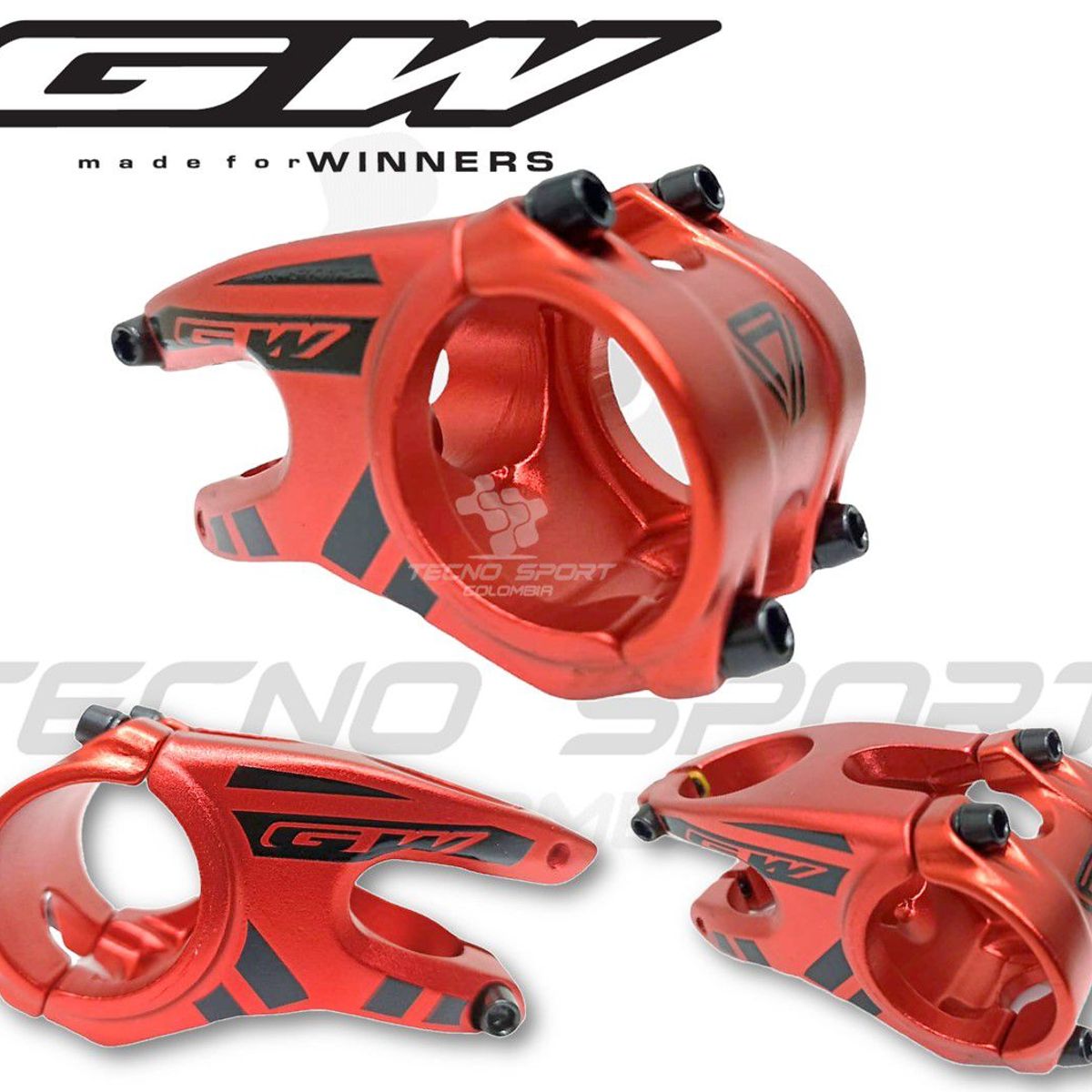 GW - Espiga Gw Aluminio Mtb Para Manubrio 35mm Bicicleta