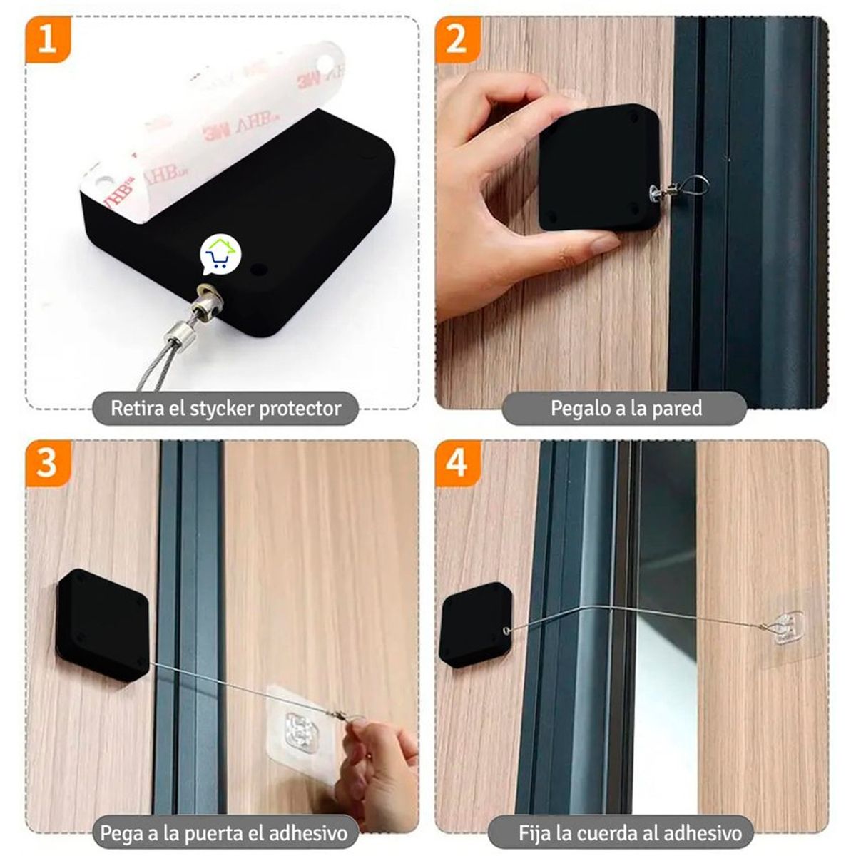 COMPRALOENCASA COM - Cierrapuertas Automático Multifuncional Cerrador de Puerta 122015