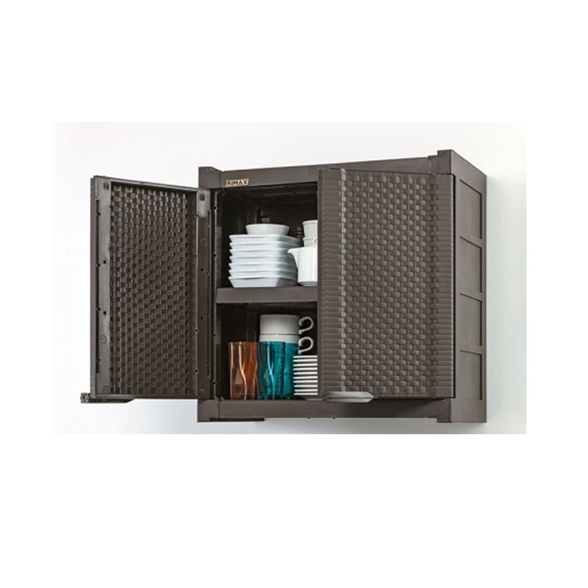 RIMAX - Armario Gabinete Apariencia Rattan Rimax