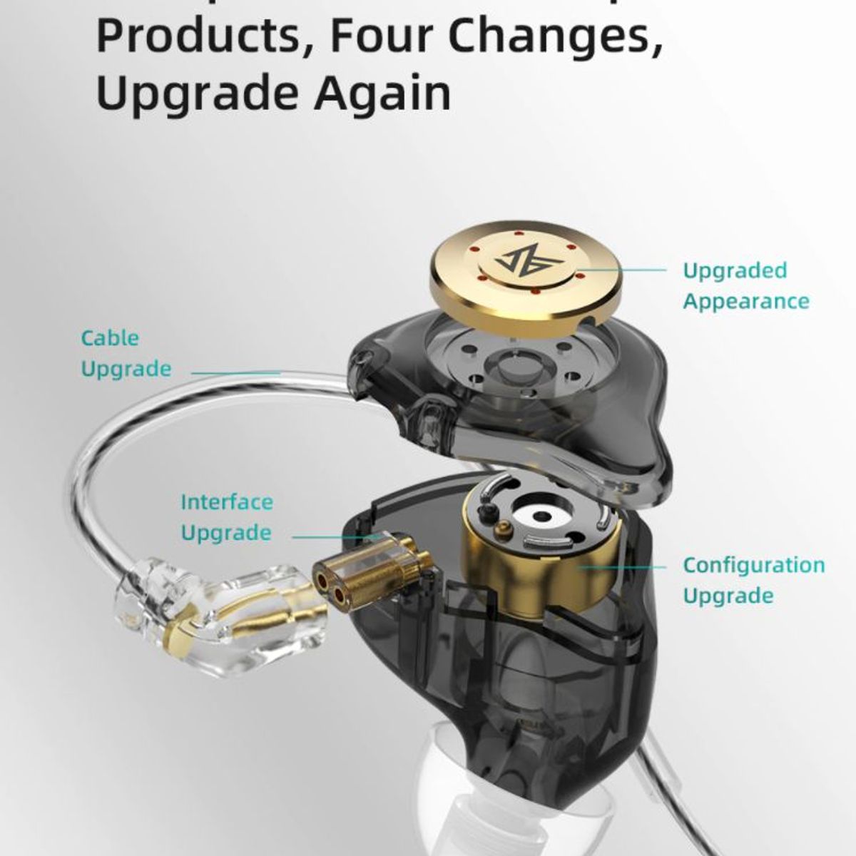 KZ - Audífonos Kz Edx Pro Monitores In Ear Hifi Edx NEGROS