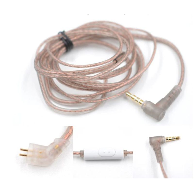 KZ - Cable Audífonos Kz pin tipo B CON MICROFONO para ZST-ES4-EDX-ZS10