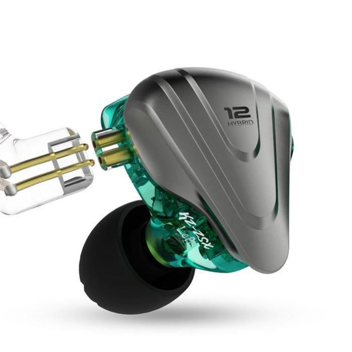 KZ - Audifonos Kz Zsx Terminator Monitores In Ear CYAN con microfono