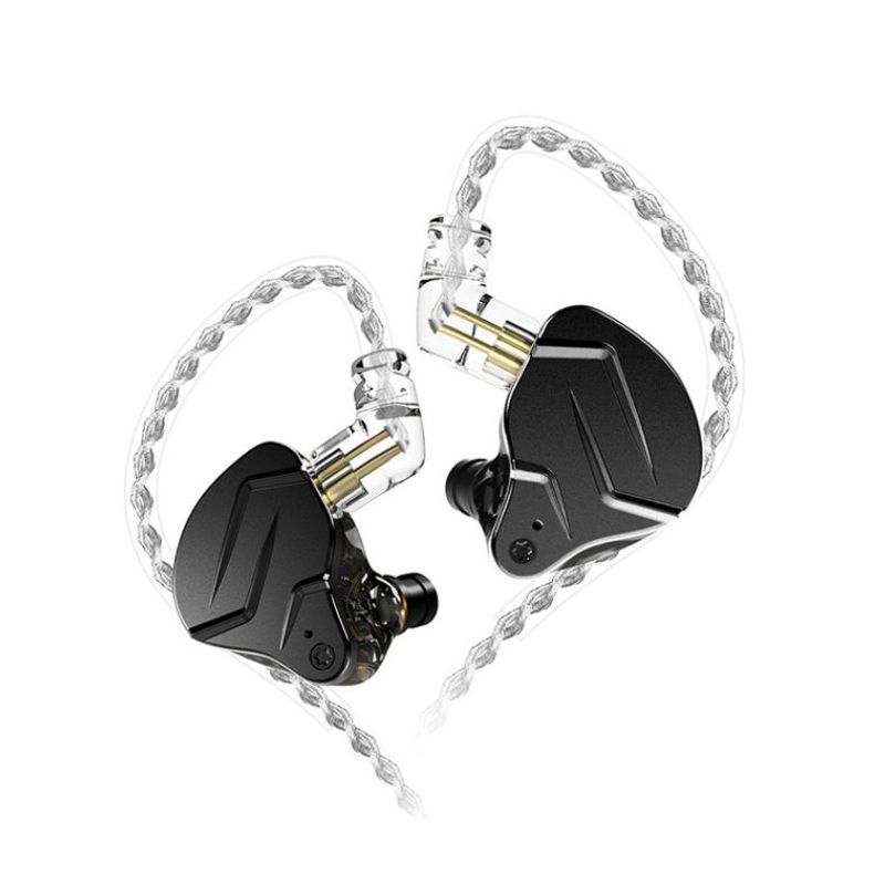 KZ - Audífonos Kz Zsn Pro X Monitoreo In Ear negros CON MICROFONO
