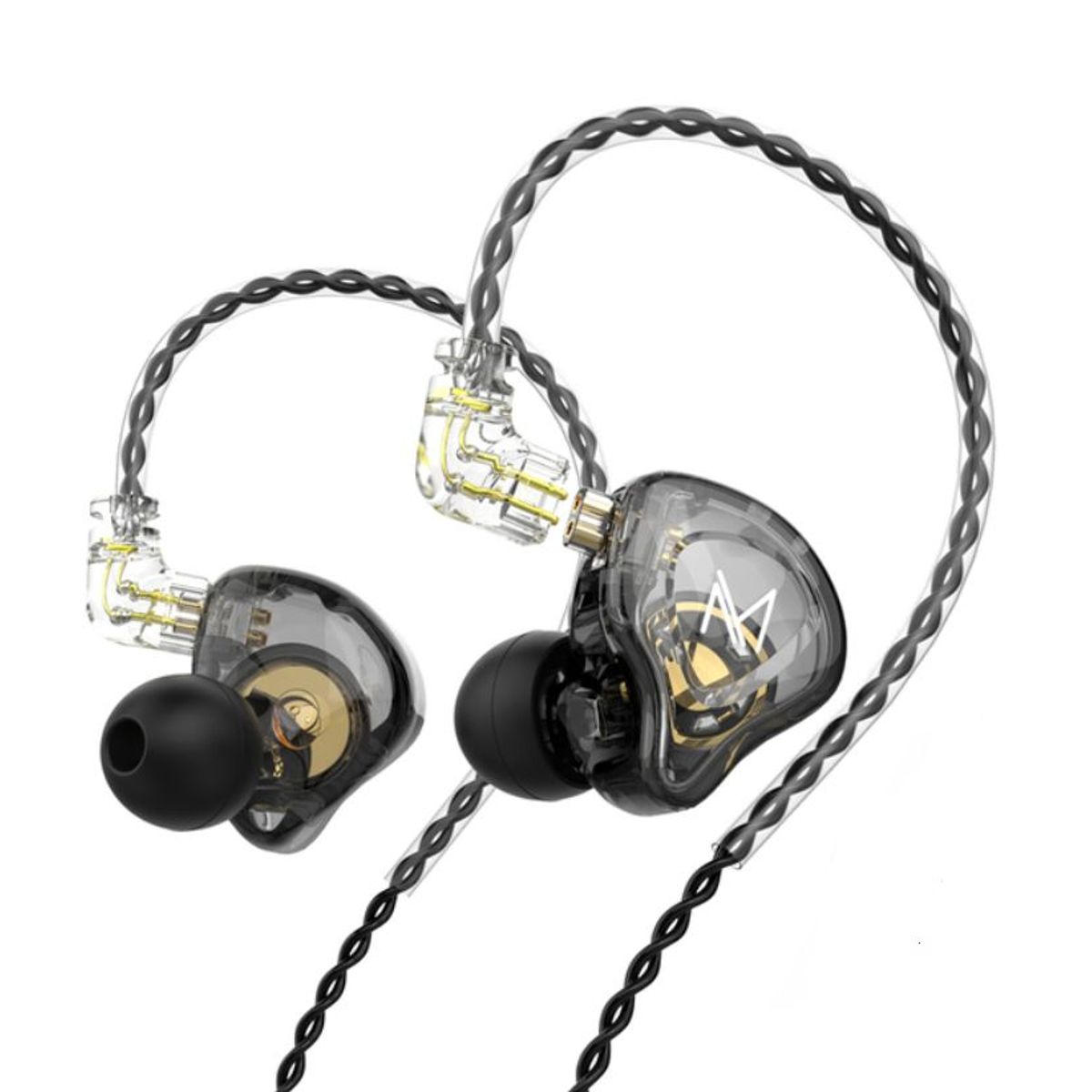 GENERICO - Audífonos Trn Mt1 Monitores In Ear negros con microfonokz Edx-edx Pro