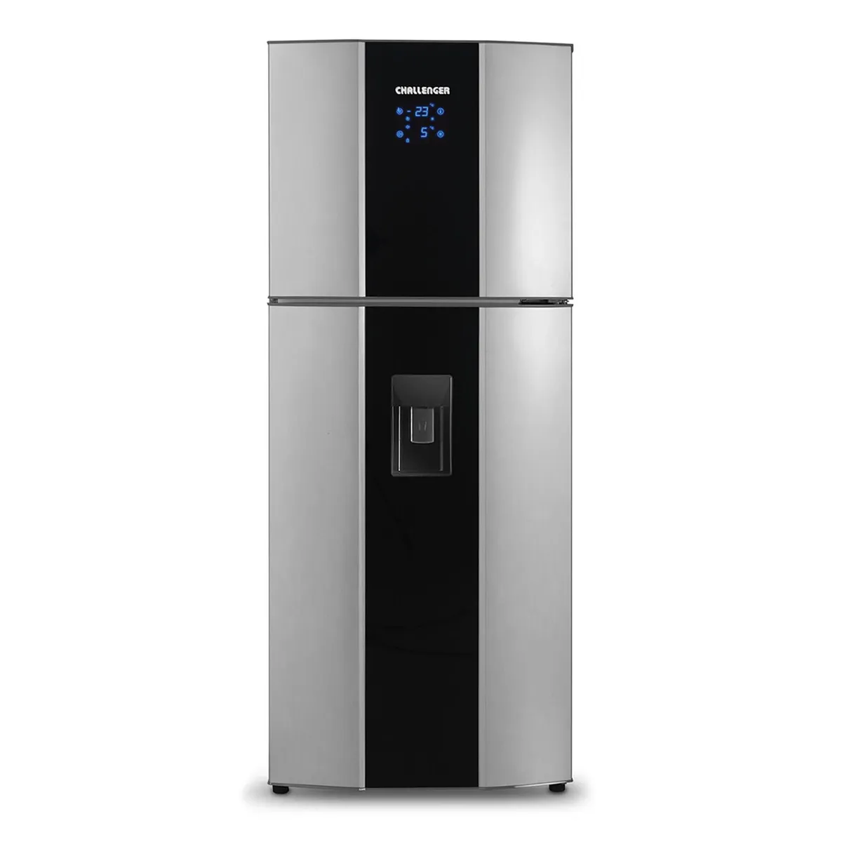 CHALLENGER - Nevera en Acero Inoxidable con Panel Digital No Frost 470 Litros Brutos - CR 470