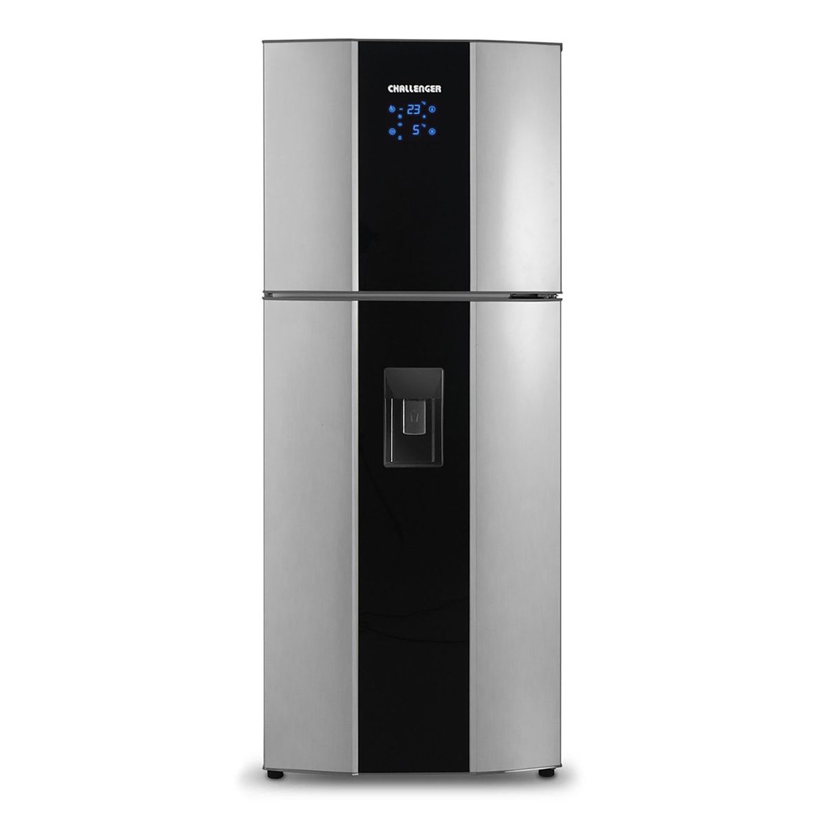 CHALLENGER - Nevera en Acero Inoxidable con Panel Digital No Frost 470 Litros Brutos - CR 470