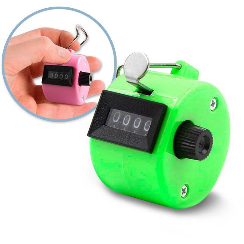COMPRALOENCASA COM - Contador Manual 4 Dígitos Personas Eventos Vigilante 8025