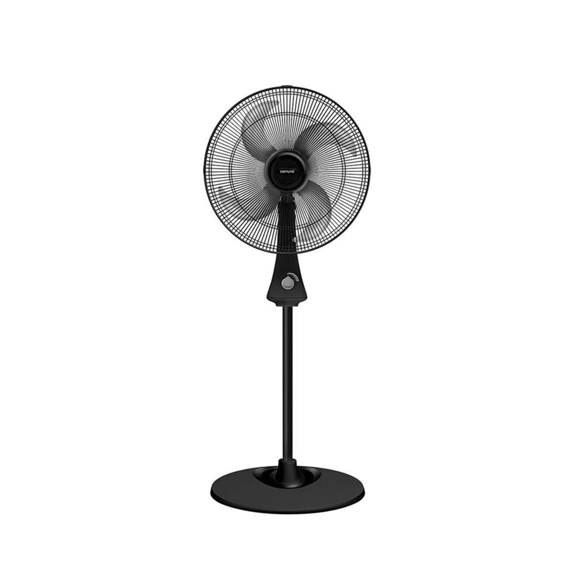SAMURAI - Ventilador Samurai Turbo Metallic Pedestal Negro