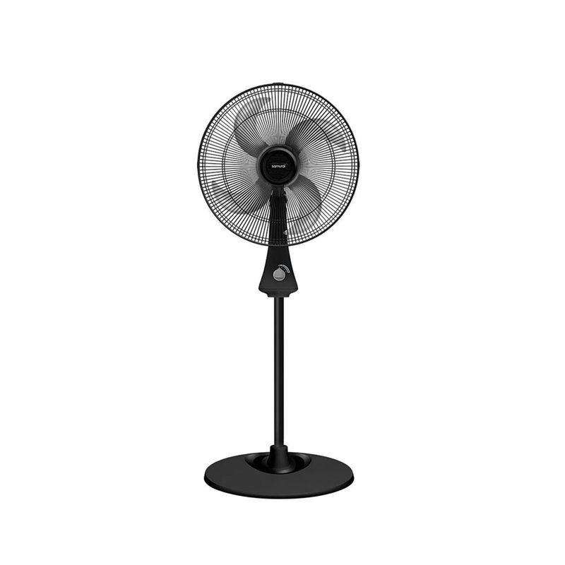 SAMURAI - Ventilador Samurai Turbo Metallic Pedestal Negro