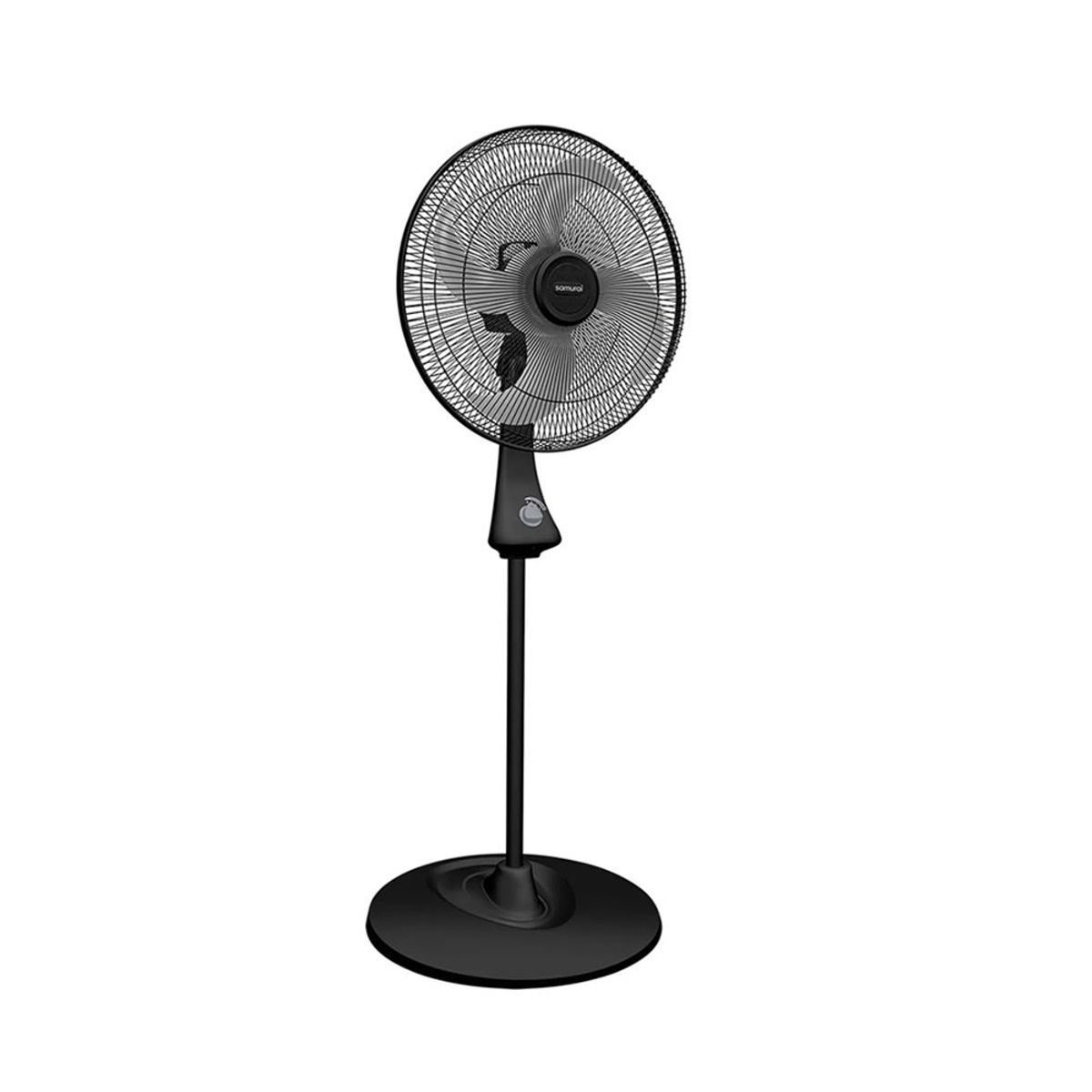 SAMURAI - Ventilador Samurai Turbo Metallic Pedestal Negro