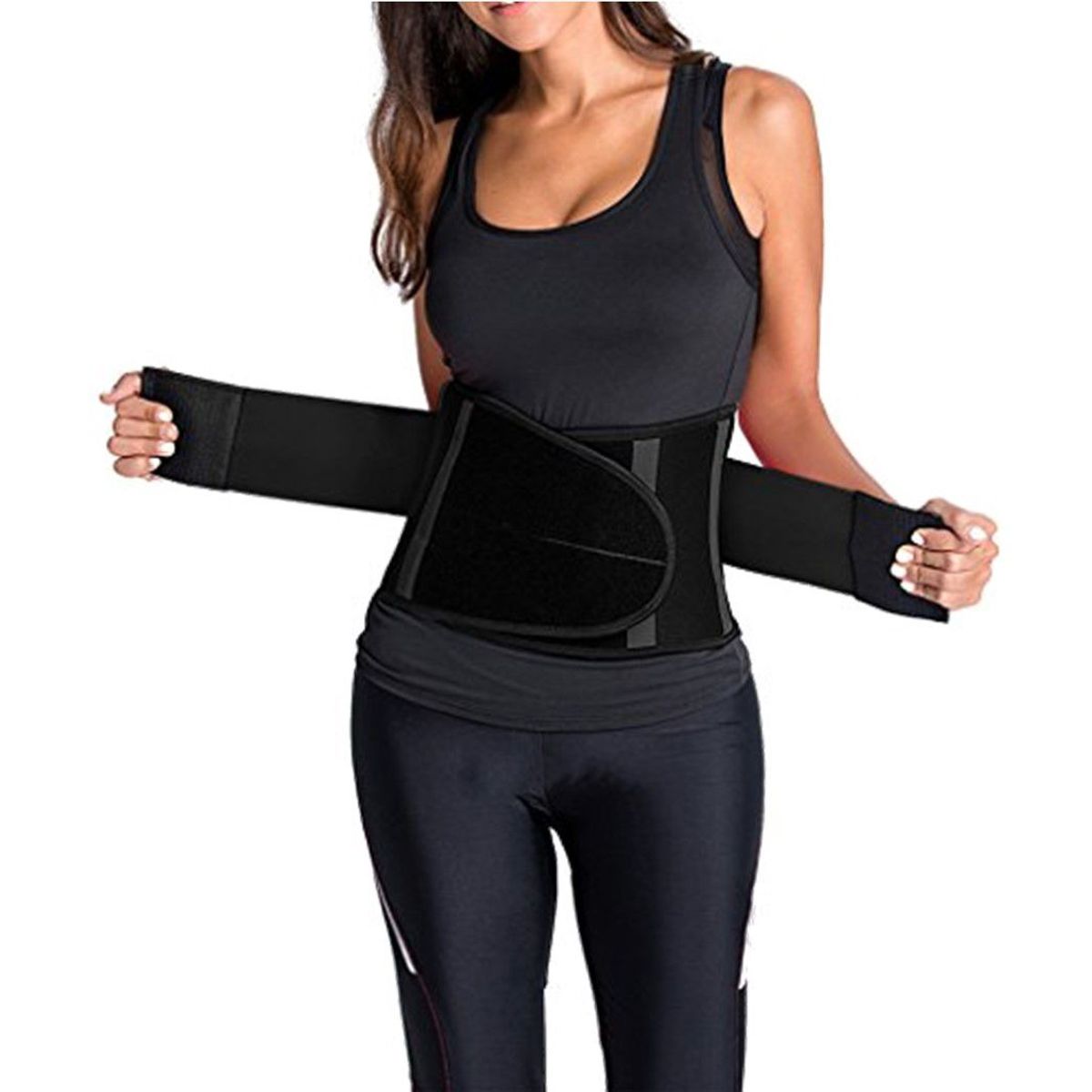 SPORT FITNESS - Faja Cinturilla Sport Fitness Doble Ajuste Moldeadora Gym