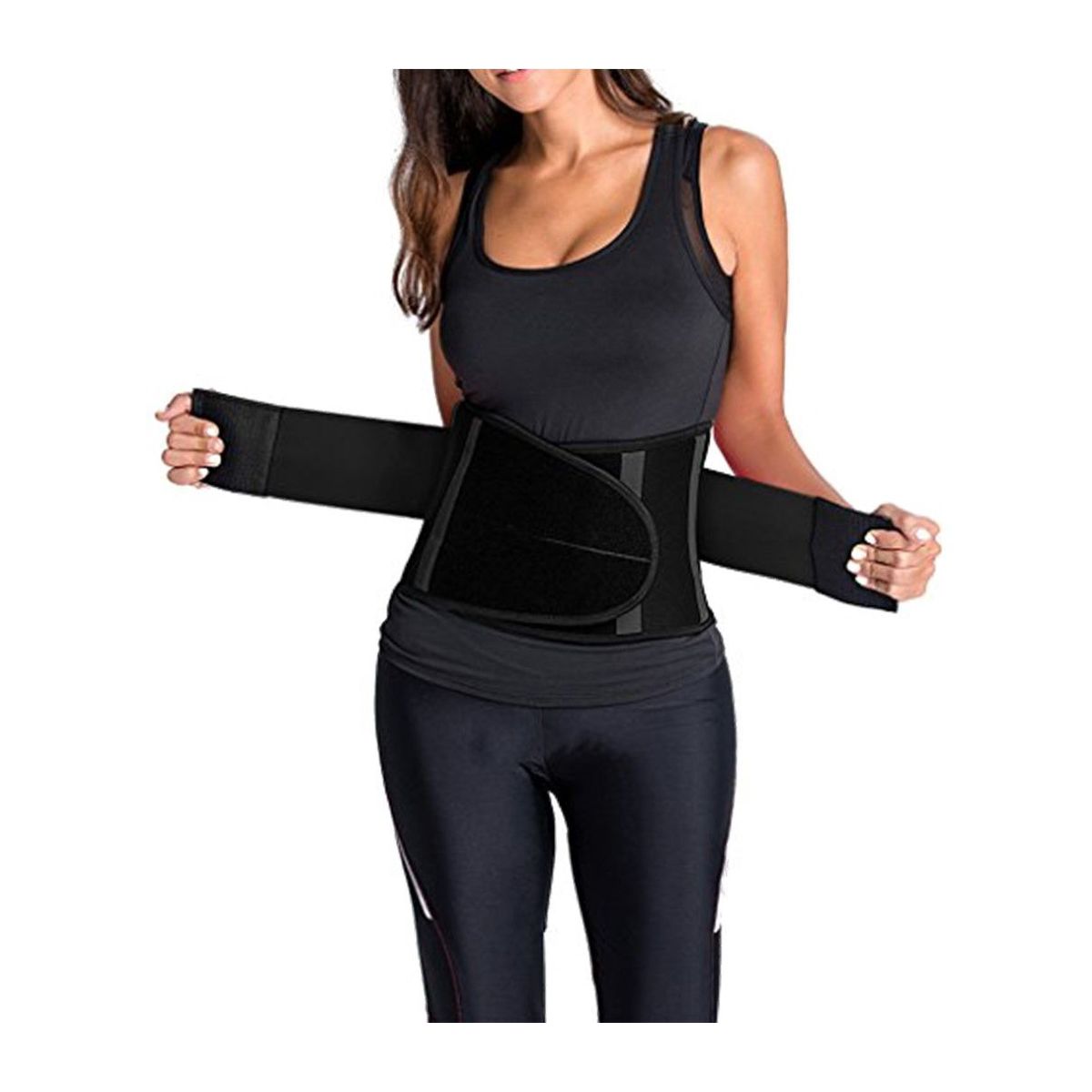 SPORT FITNESS - Faja Cinturilla Sport Fitness Doble Ajuste Moldeadora Gym