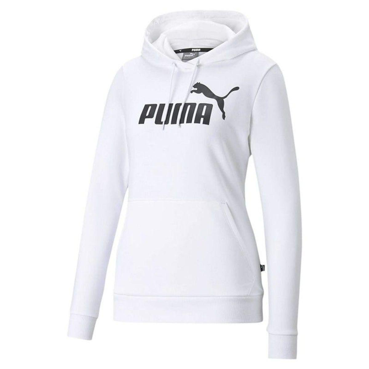 PUMA - Hoddie Con Capucha Mujer Essentials Logo.