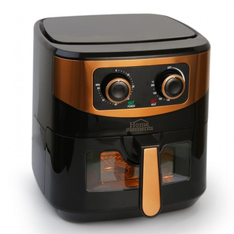 HOME ELEMENTS - Mega Fryer - Freidora De Aire 7L Home Elements
