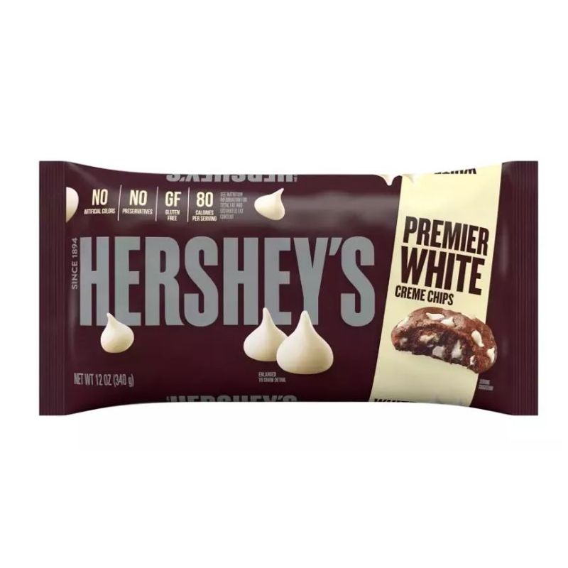 GENERICO - Hersheys Chips Chispas de Chocolate blanco White Creme 340 g
