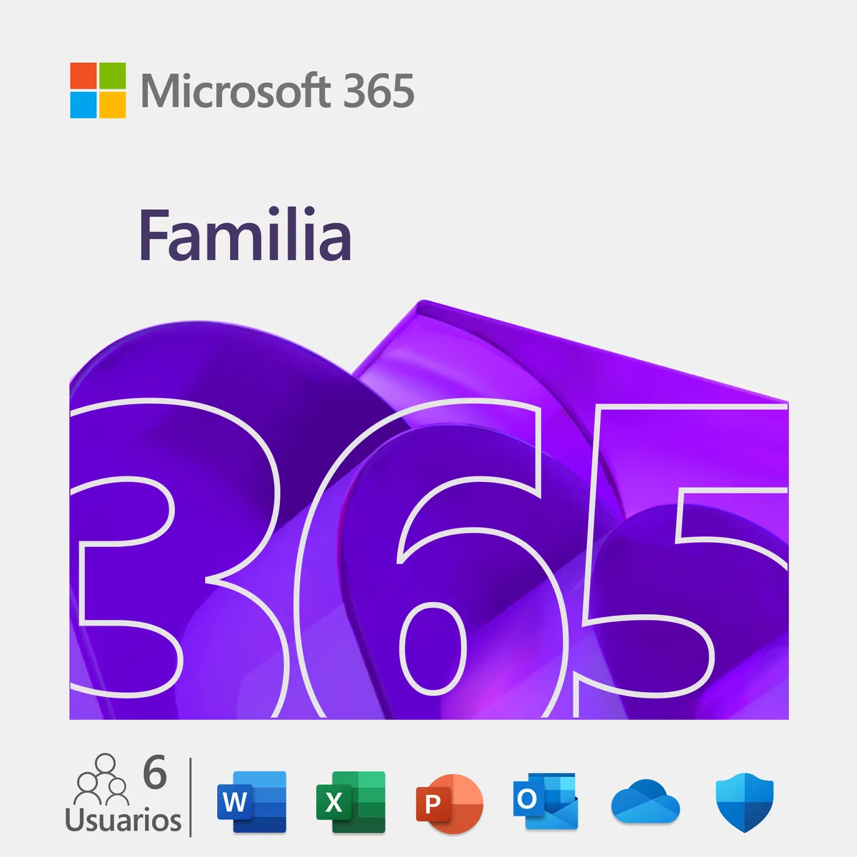 MICROSOFT - Microsoft Office 365 Familia 6 Usuarios
