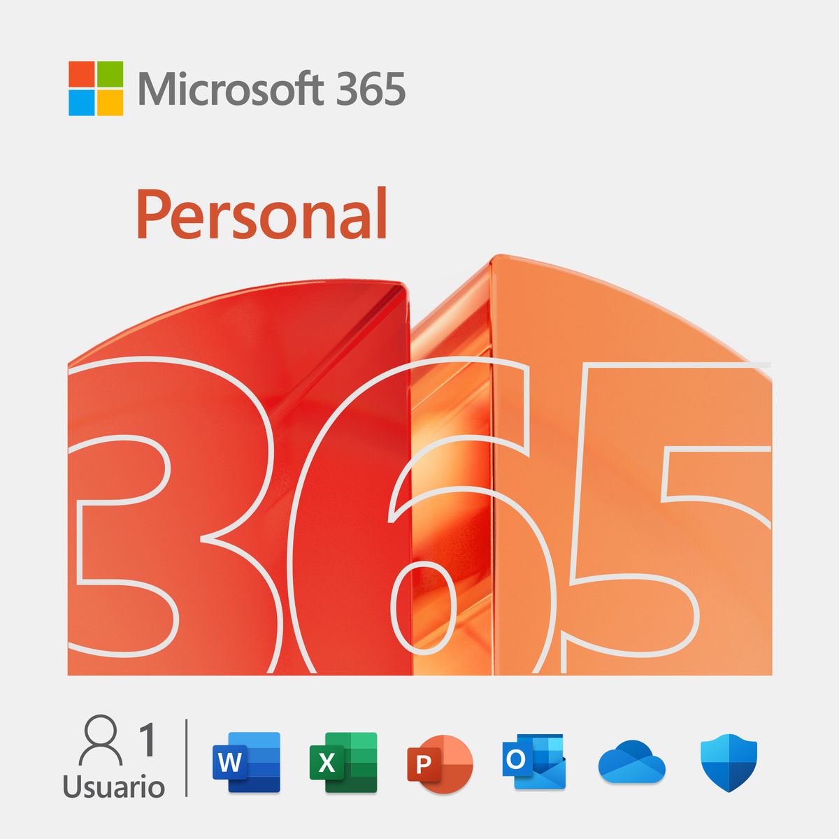 MICROSOFT - Microsoft Office 365 Personal  1 Usuario