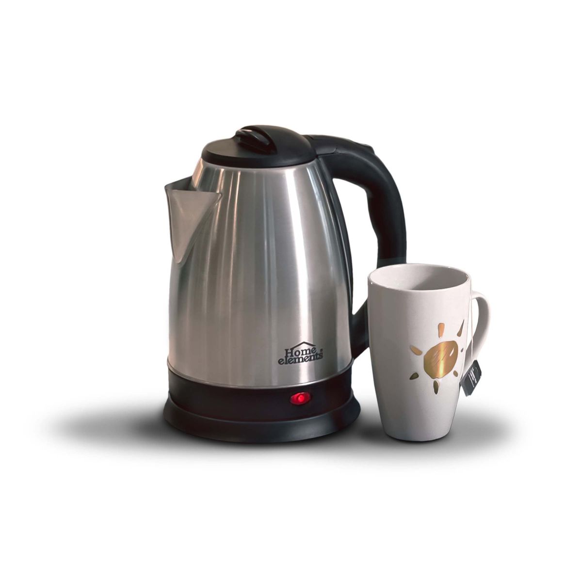 GENERICO - Jarra Hervidora 1.9 lts Acero Inoxidable Home Elements