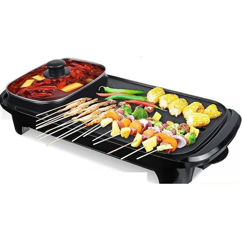 ONE PIXEL - Plancha Asador Electrico Antiadherente Parrilla ONE PIXEL