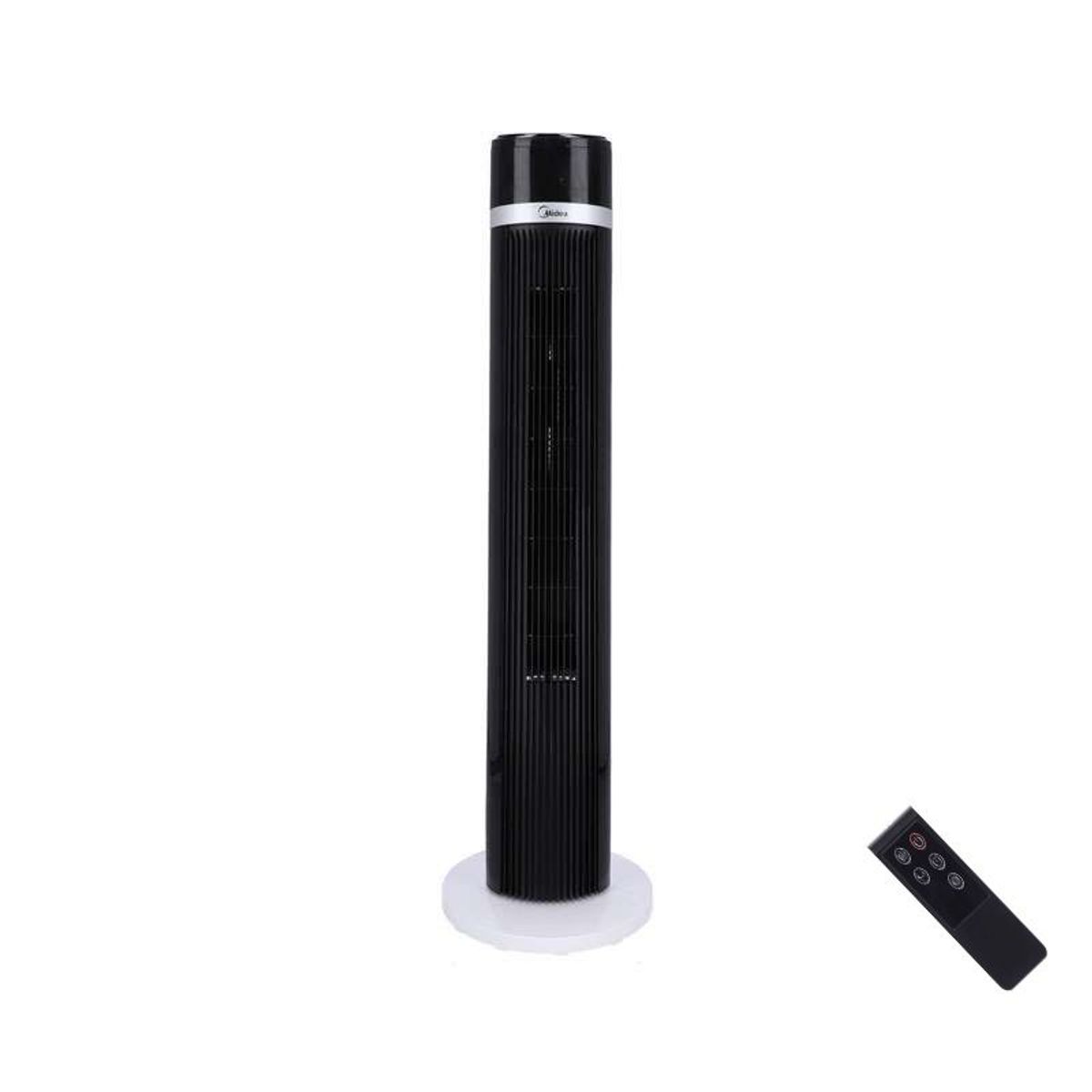 MIDEA - Ventilador de Torre a Control Remoto Midea de 104cm Negro