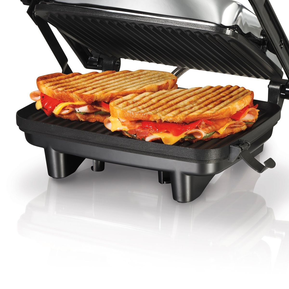 HAMILTON BEACH - Sanduchera Panini Press Hamilton Beach 25460 Plateado