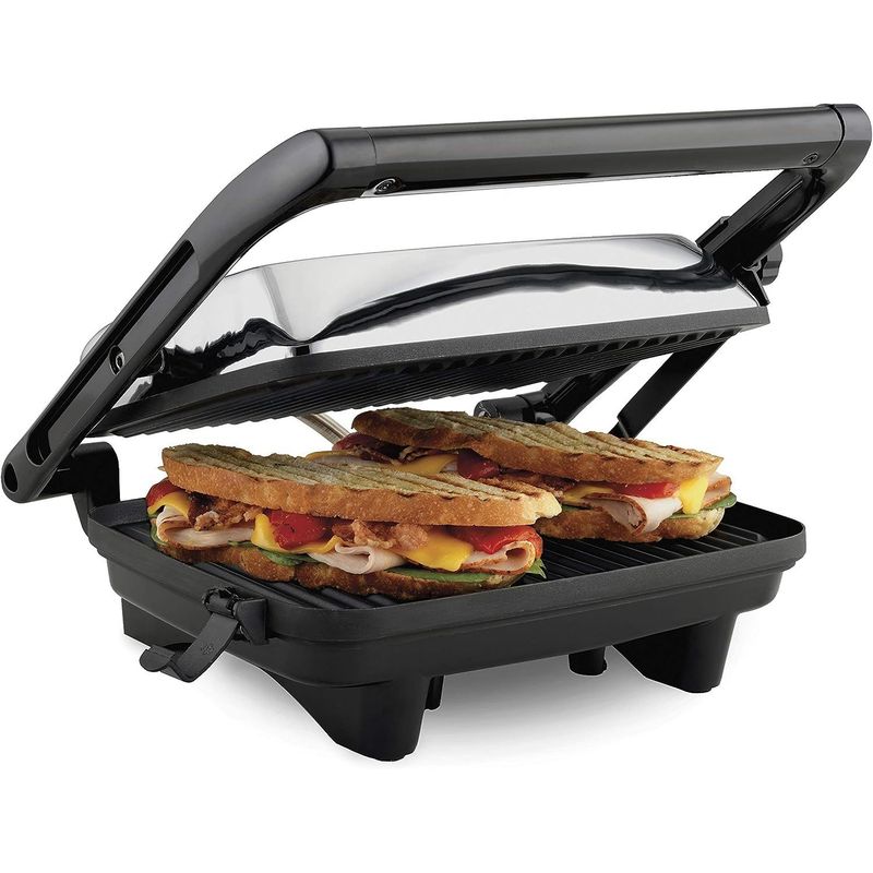 HAMILTON BEACH - Sanduchera Panini Press Hamilton Beach 25460 Plateado