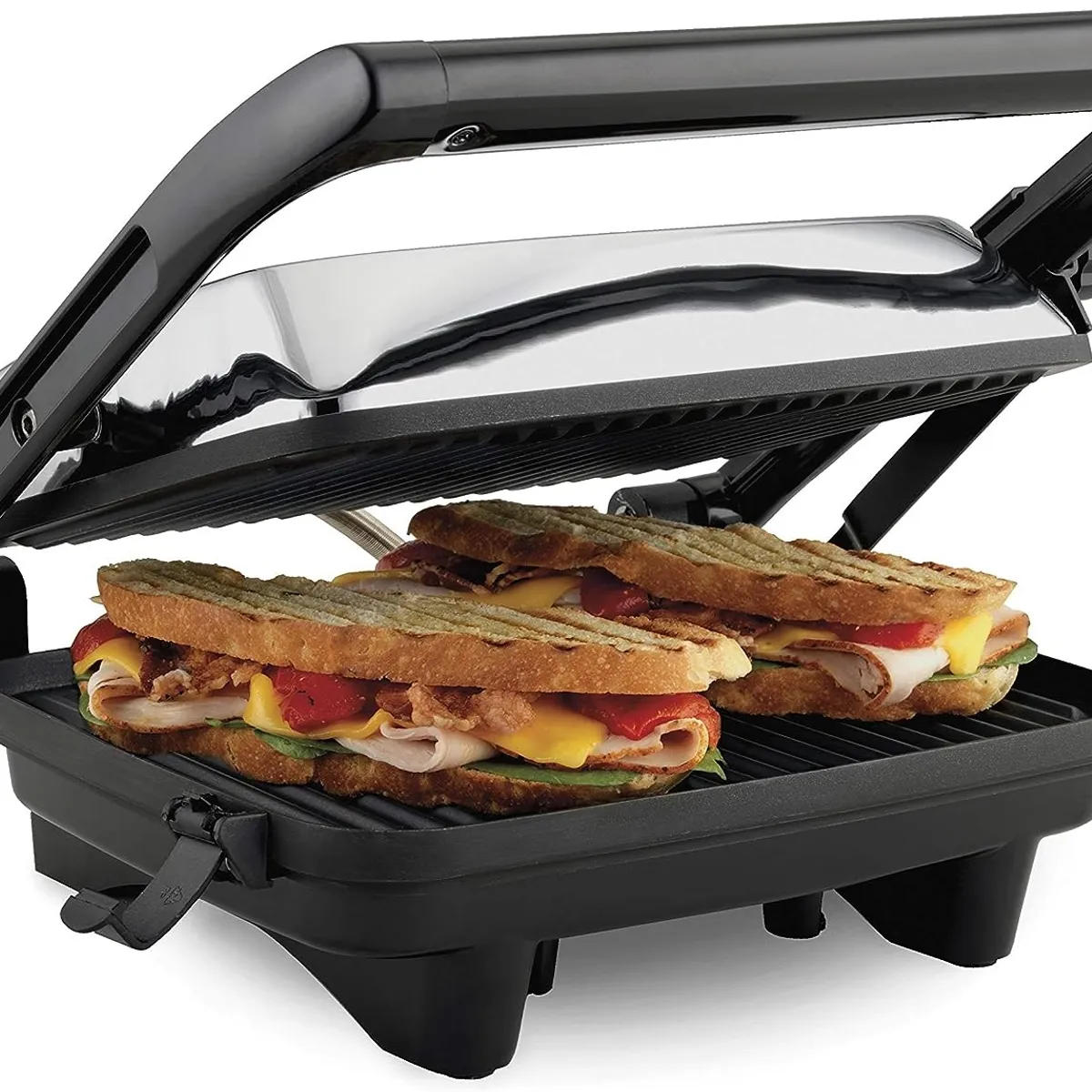 HAMILTON BEACH - Sanduchera Panini Press Hamilton Beach 25460 Plateado