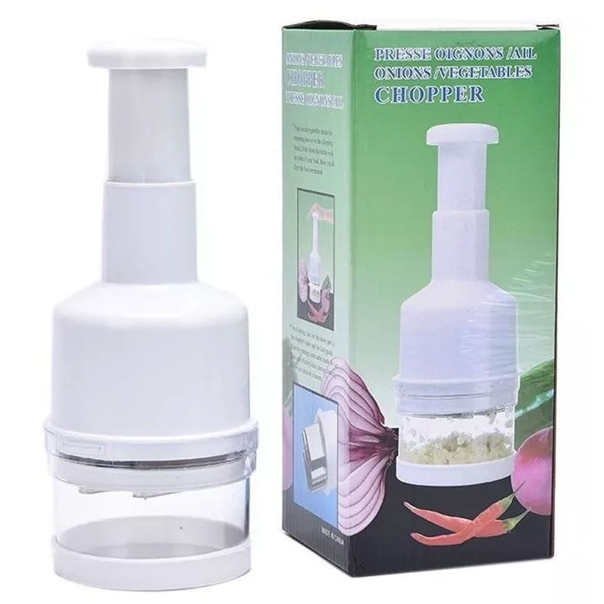 ONE PIXEL - Picador De Cebolla Verduras Chopper Prensa Cortador