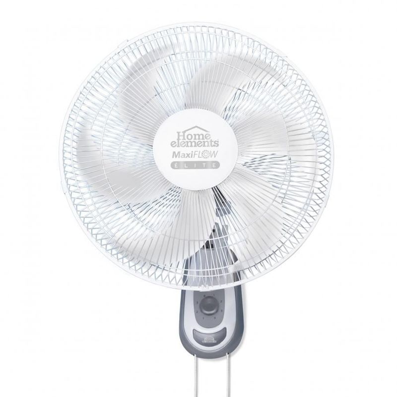HOME ELEMENTS - Ventilador Pared Blanco Maxiflow Elite Home Elements