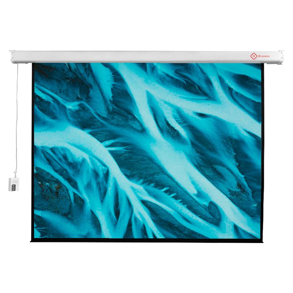 GENERICO - Pantalla Telón de Proyección Eléctrico 410x310 Formato 43