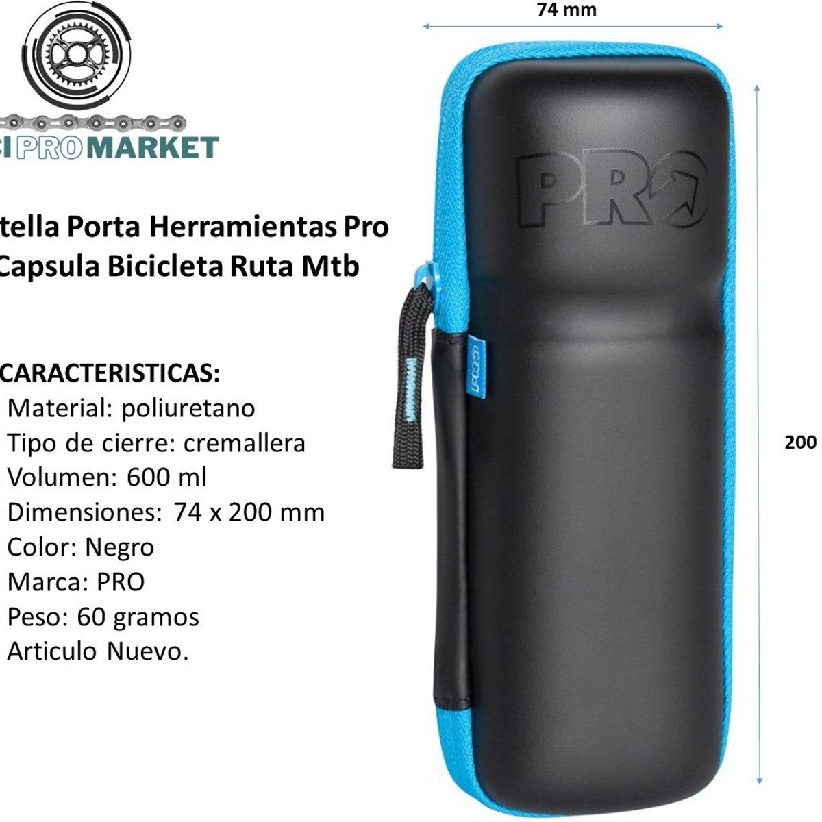 PRO - Porta Herramientas Bicicleta Pro Inflador Performance Xs Mtb