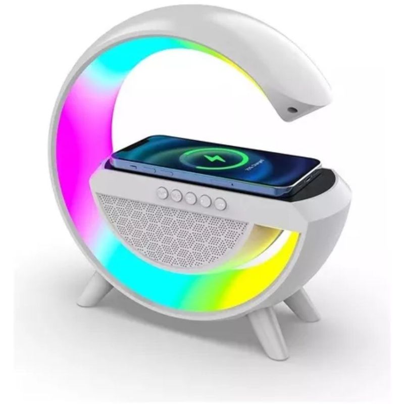 GENERICO - Lampara Inteligente Rgb Cargador Altavoz Bluetooth Reloj