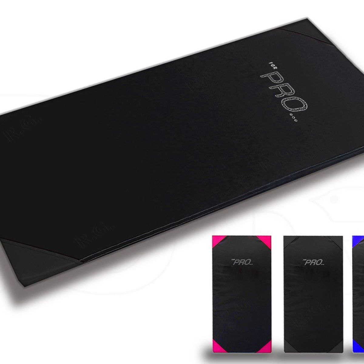 LAVEF - Colchoneta Profesional Para Gimnasio Pilates Jardines Negro