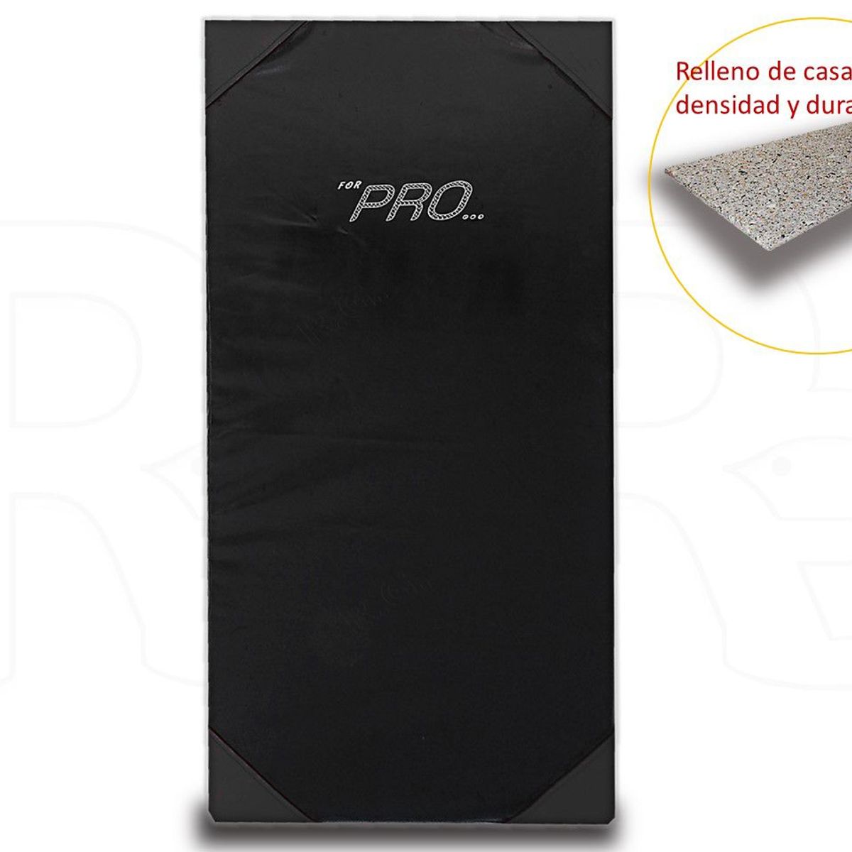 LAVEF - Colchoneta Profesional Para Gimnasio Pilates Jardines Negro