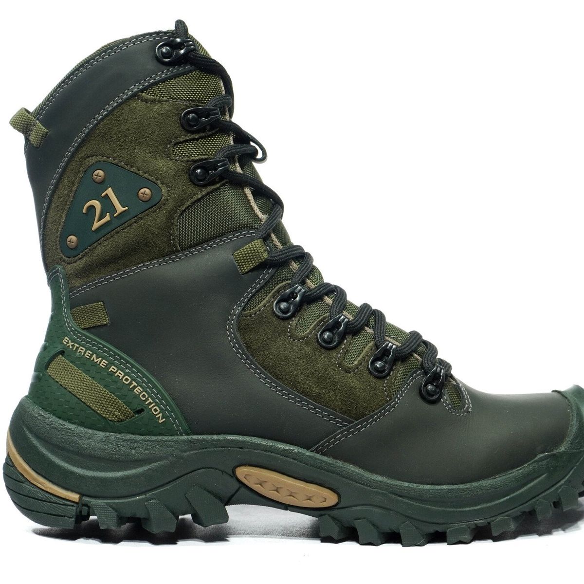 HERREROS - Bota Hombre Militar -Herreros- Swat Verde