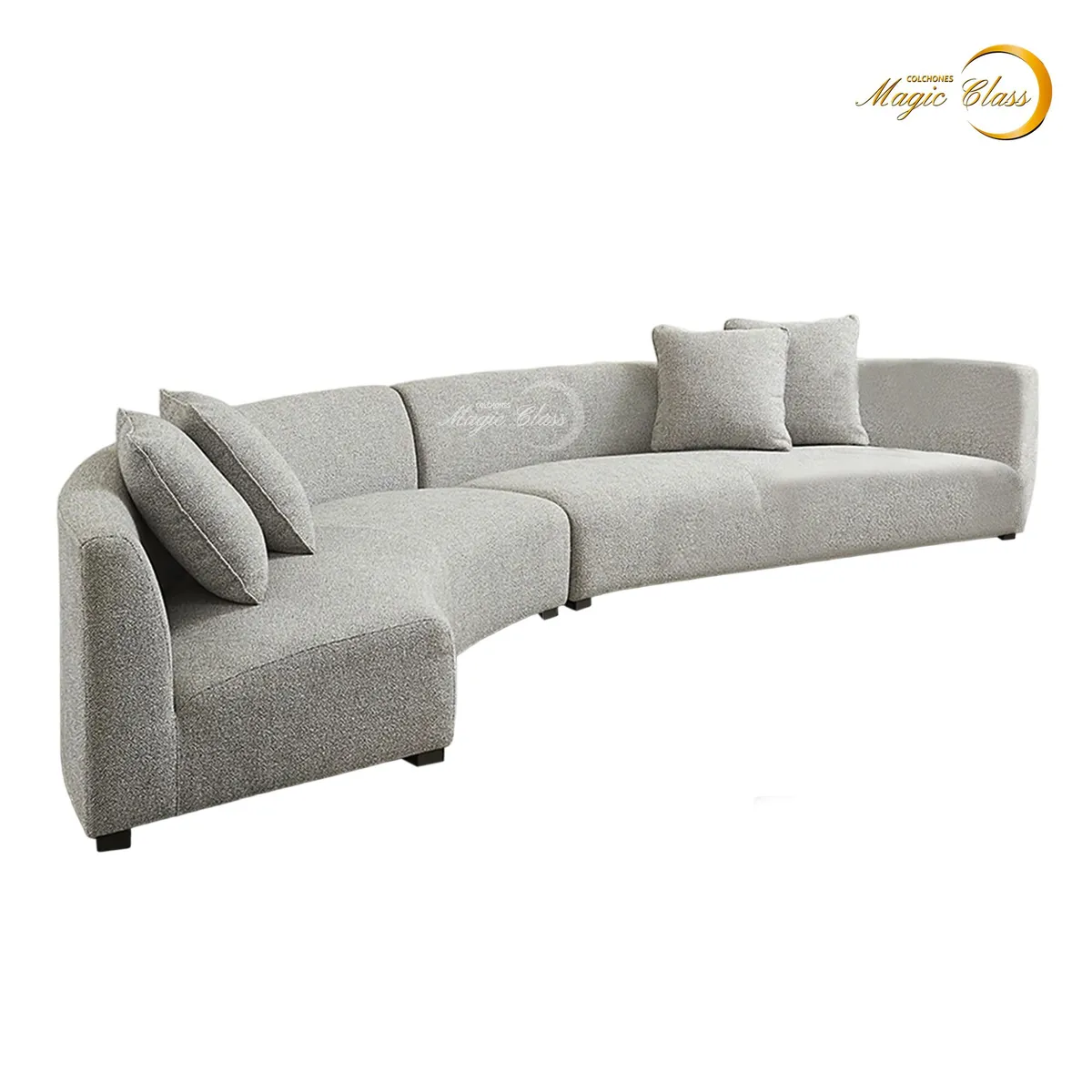 MAGIC CLASS - SALA MODERNA EDIMBURGO ECOCUERO GRIS