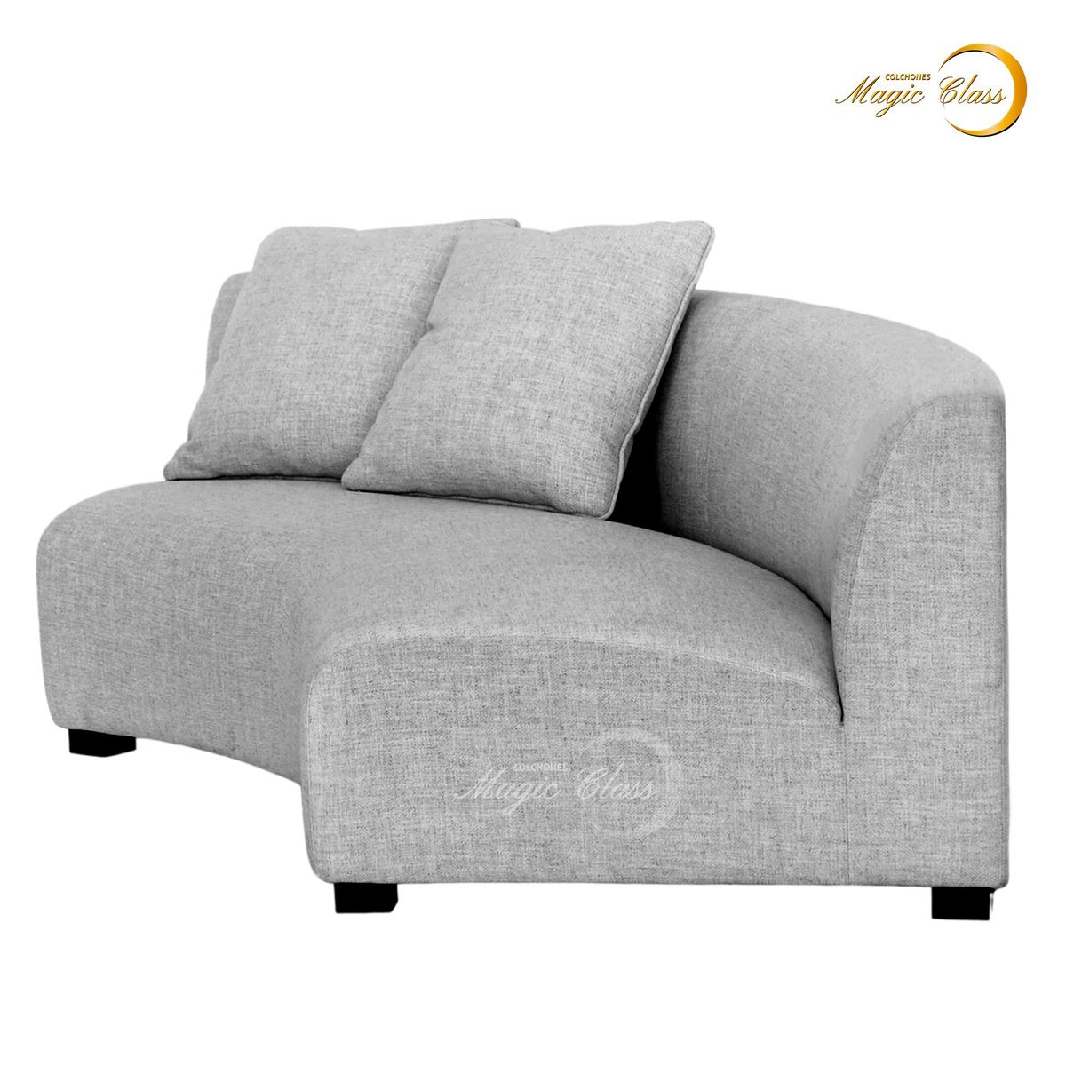 MAGIC CLASS - SALA MODERNA EDIMBURGO ECOCUERO GRIS