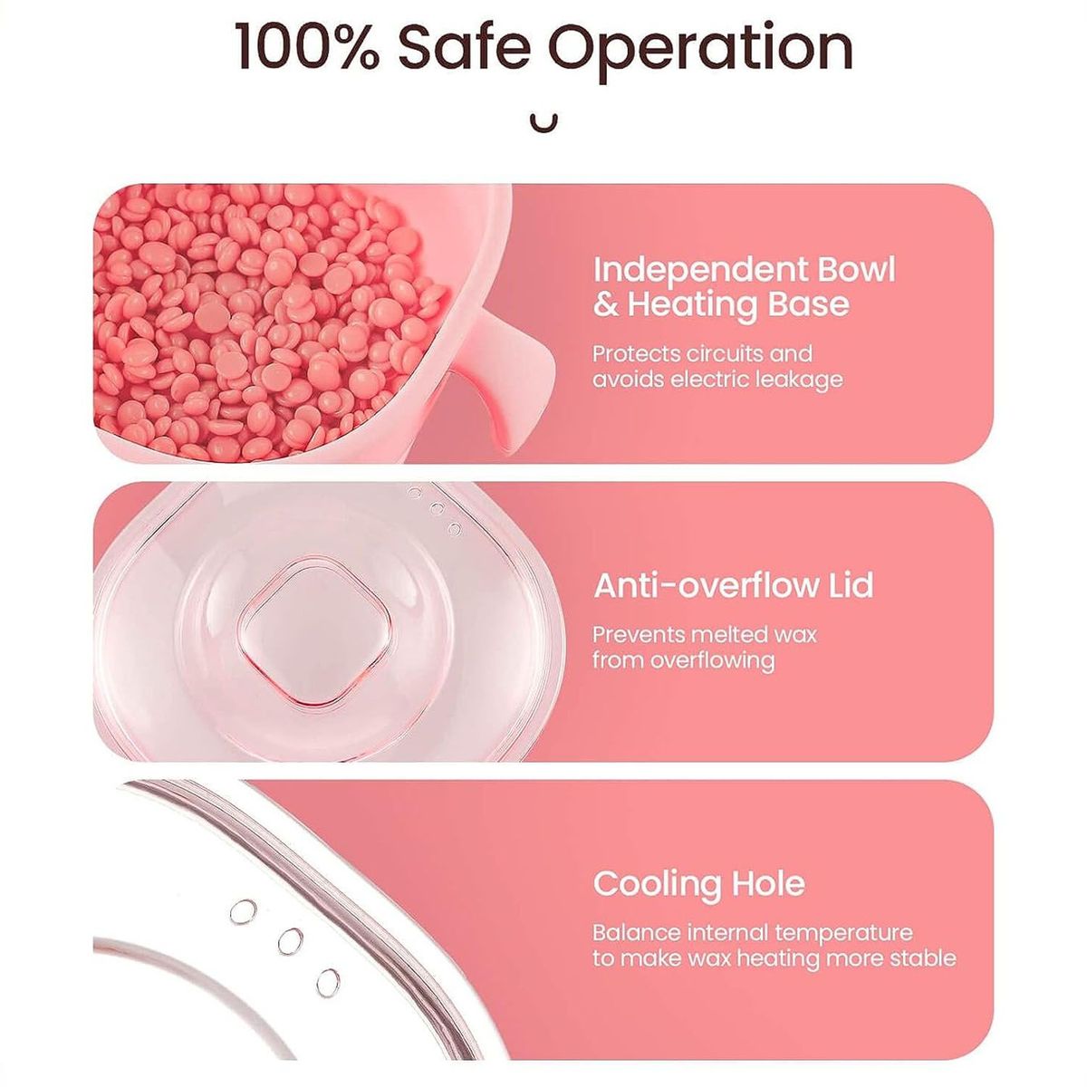 ONE PIXEL - Olla Para Cera Portatil Plegable En Silicona