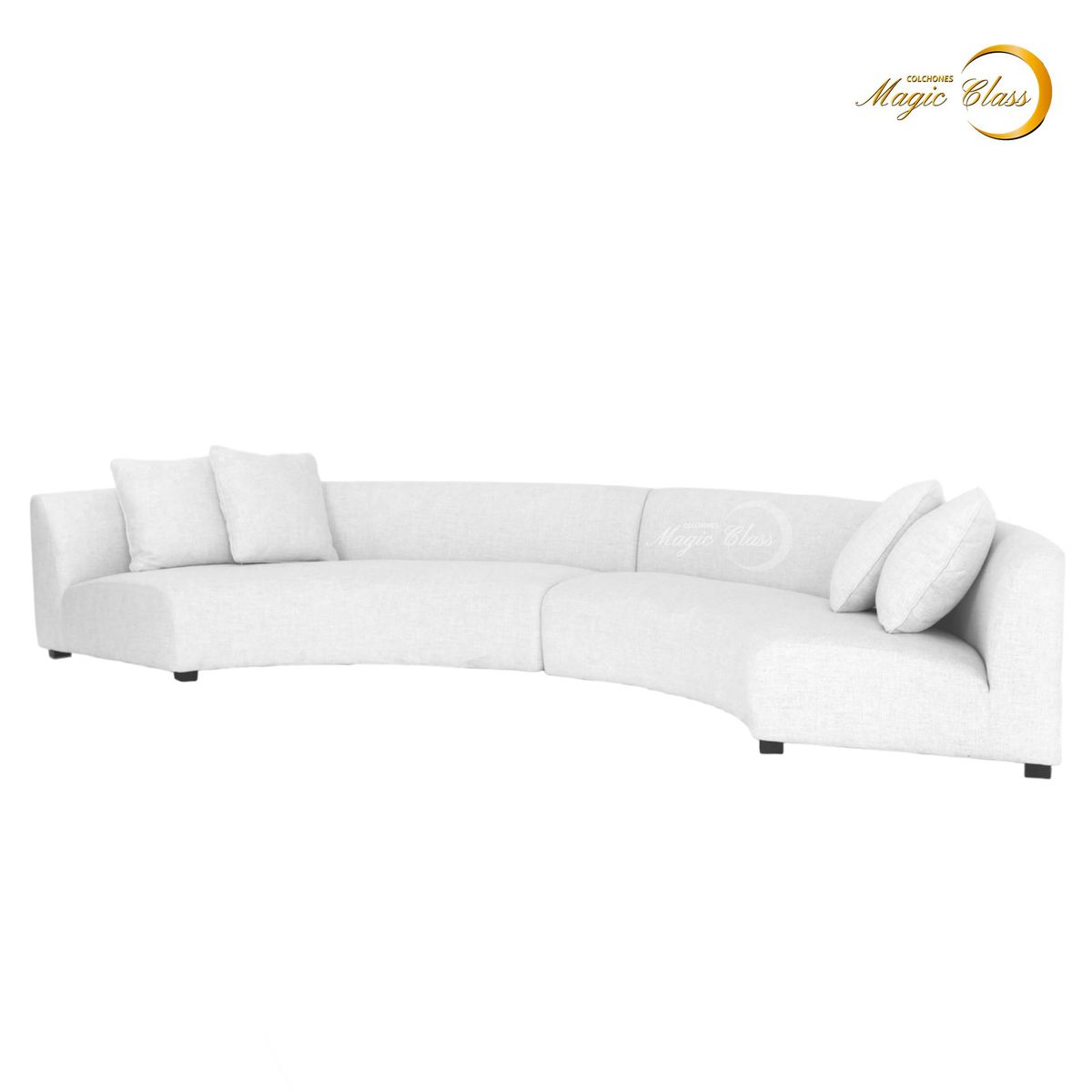 MAGIC CLASS - SALA MODERNA EDIMBURGO MICROFIBRA BLANCA