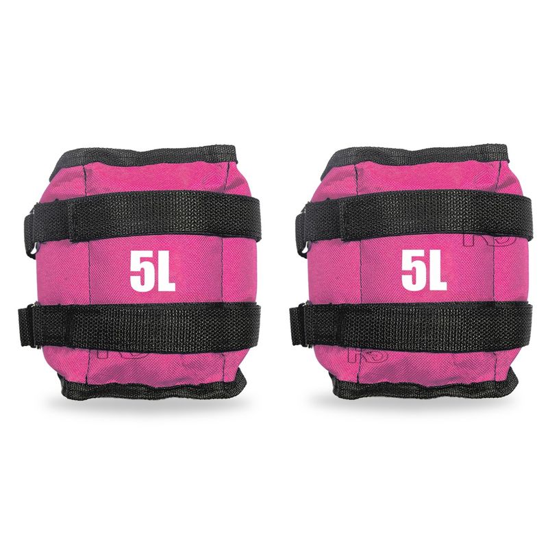 LAVEF - Pesas Para Muñecas y tobillos 10 Libras (5kg) Fucsia