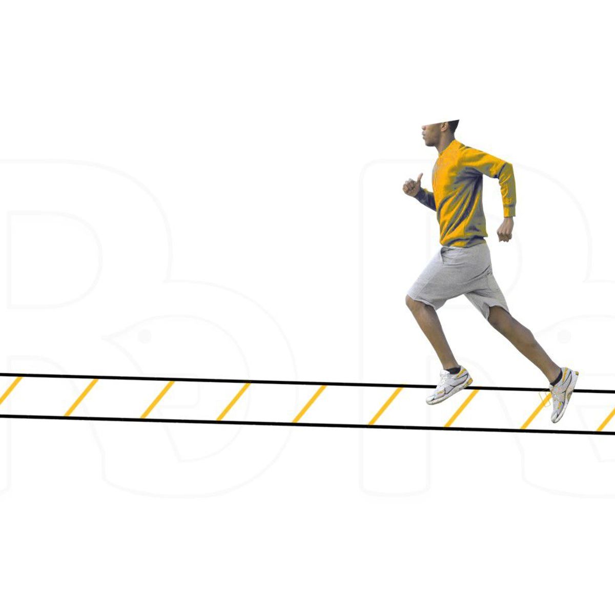 LAVEF - Escalera Para Agilidad Y Coordinación Entrenamiento 10pasos